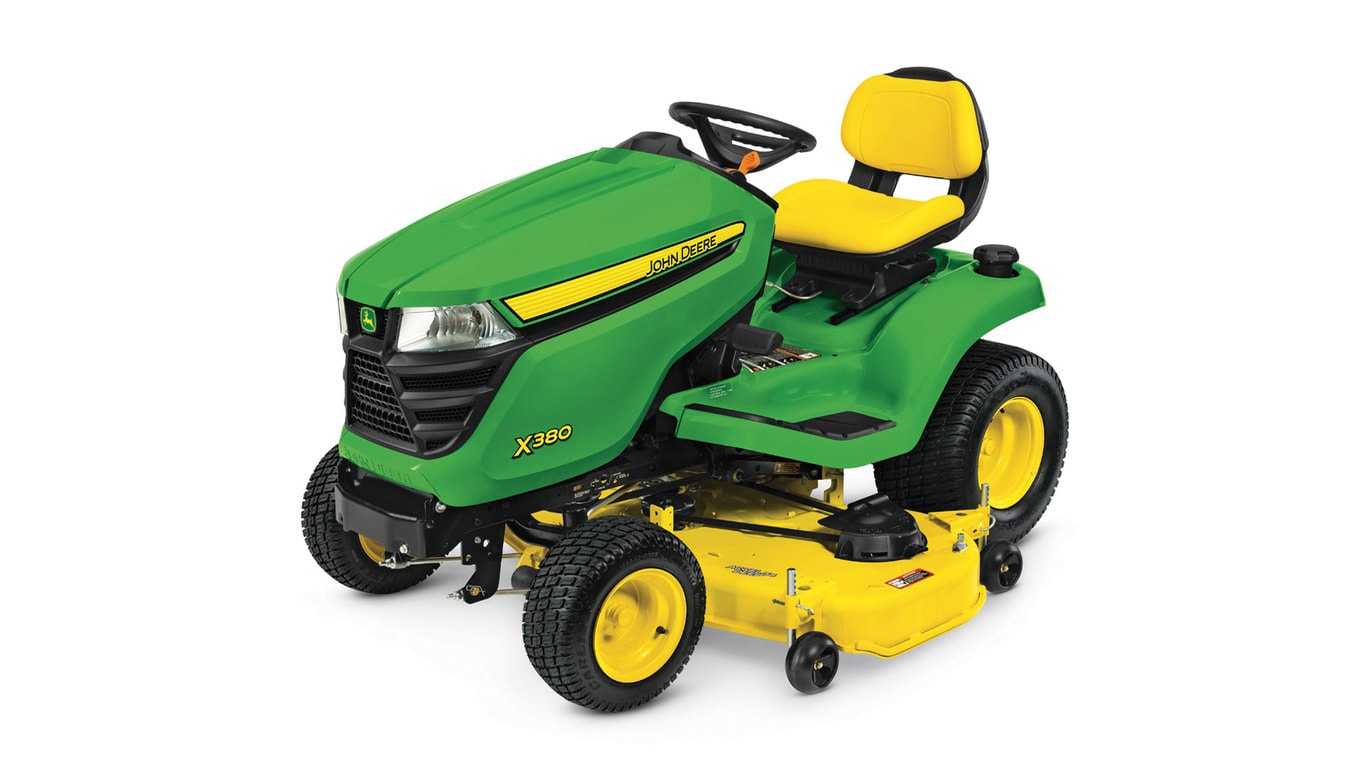John deere on sale x380 mower